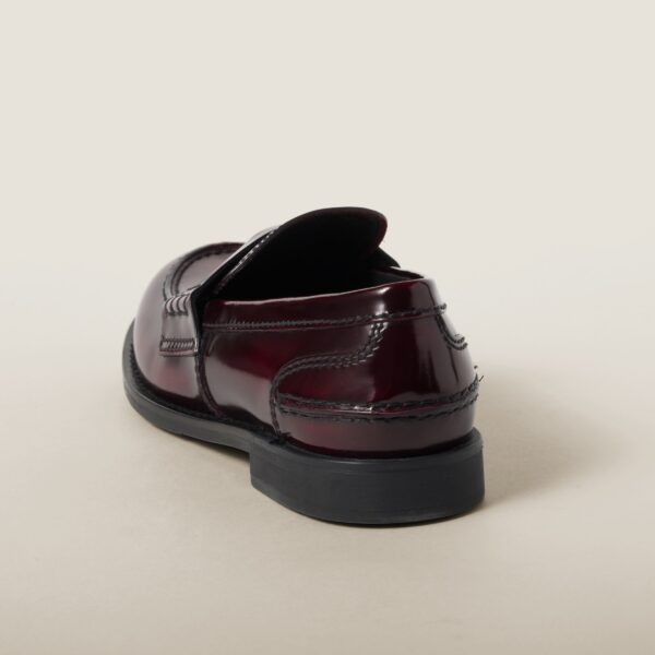 Лоферы Miu Miu Miu Miu Бордовые F