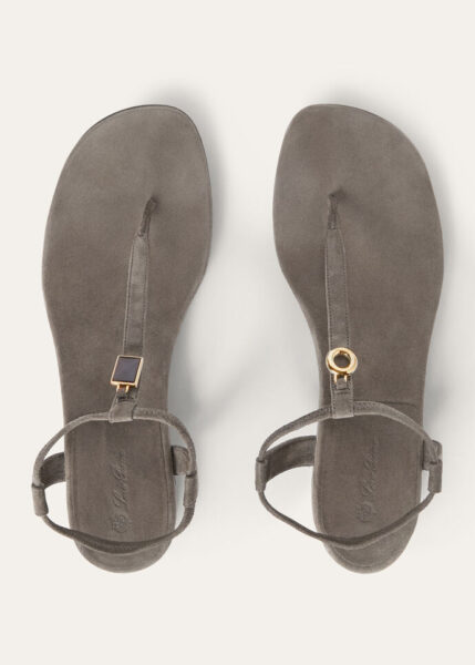 Сандали Loro Piana Mindil Серые F