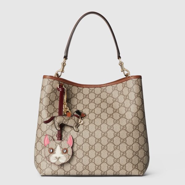 Сумка Gucci Gg Emblem Бежевая N