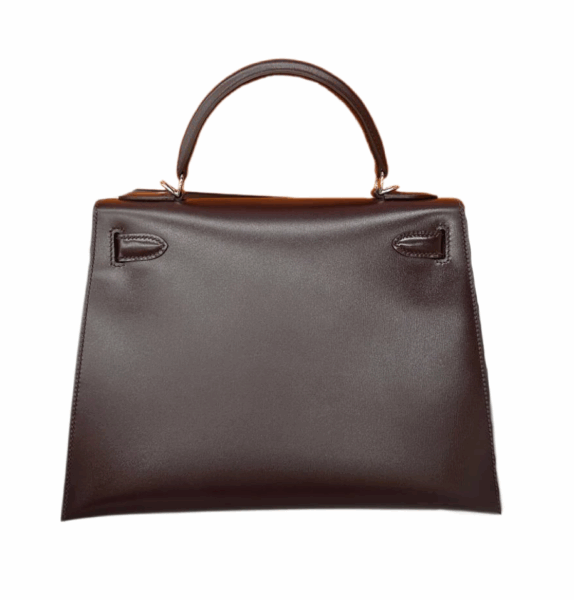 Сумка Hermes Herm Темно коричневая N