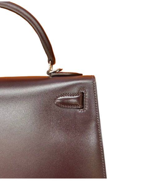 Сумка Hermes Herm Темно коричневая N