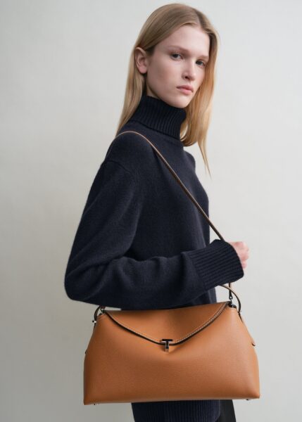 Сумка Toteme T lock Коричневая N