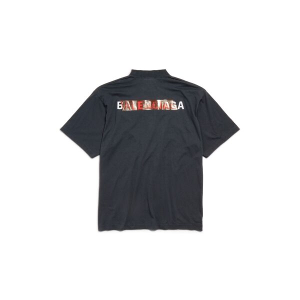 Футболка Balenciaga Темно синяя M