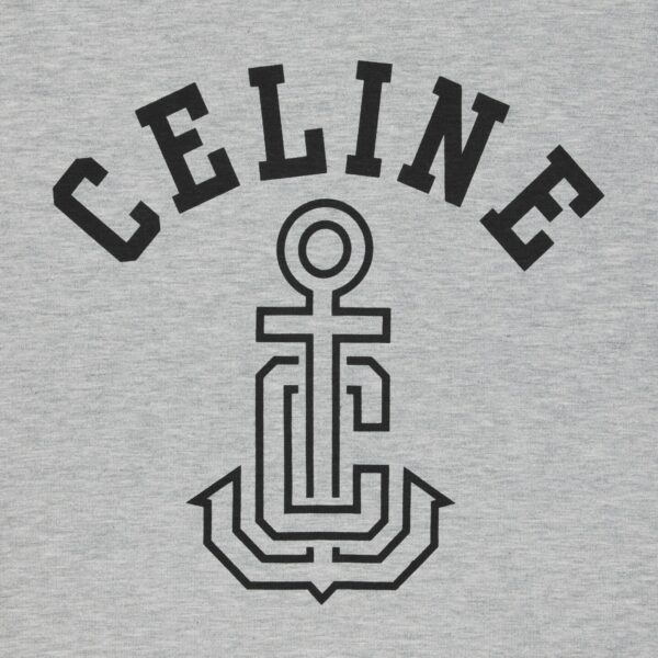 Футболка Celine Anchor Светло серая F