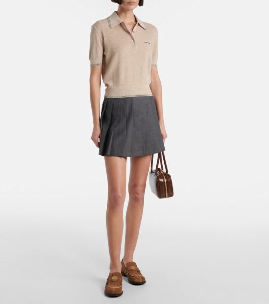 Футболка Miu Miu Бежевая F