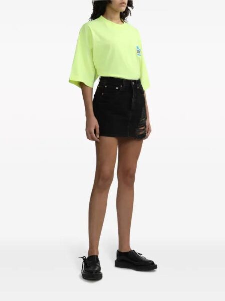 Футболка Vetements My Name Is Салатовая F
