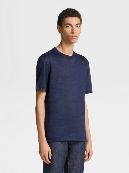 Футболка Zegna Темно синяя M