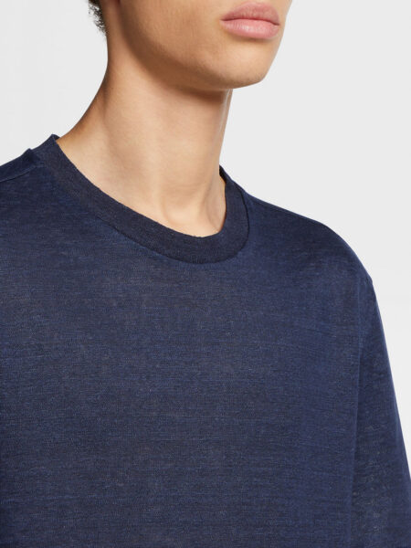 Футболка Zegna Темно синяя M