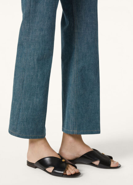 Шлепанцы Loro Piana Vera Sandal Черные F