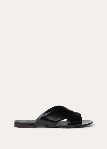 Шлепанцы Loro Piana Vera Sandal Черные F
