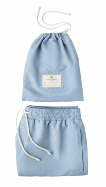 Шорты Brunello Cucinelli Голубые M