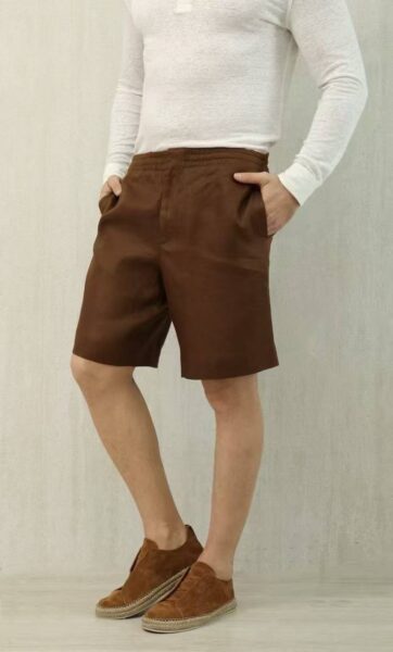 Шорты Zegna Коричневые M