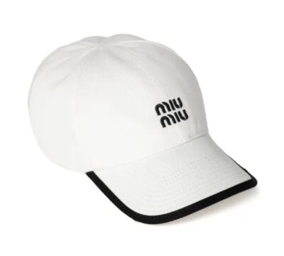 Бейсболка Miu Miu Drill Белая M