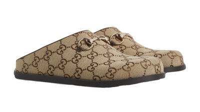 Мюли Gucci Horsebit Бежевые F