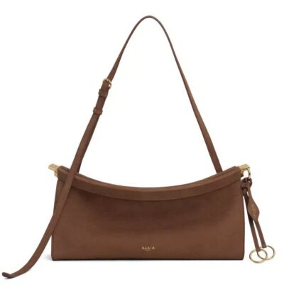 Сумка Alaia Le Click East west Small Коричневая N