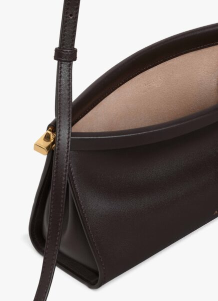 Сумка Alaia Le Click East west Small Темно коричневая N