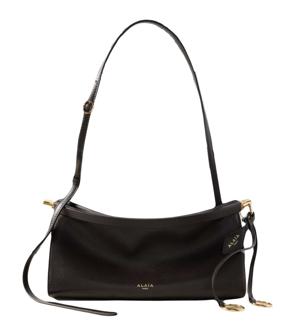 Сумка Alaia Le Click East west Small Темно коричневая N