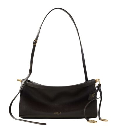 Сумка Alaia Le Click East west Small Темно коричневая N