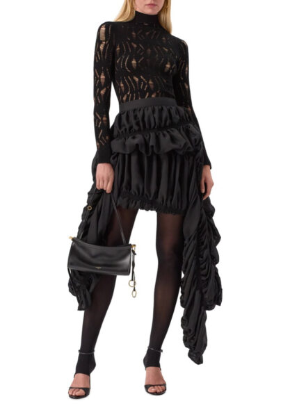 Сумка Alaia Le Click East west Small Черная N