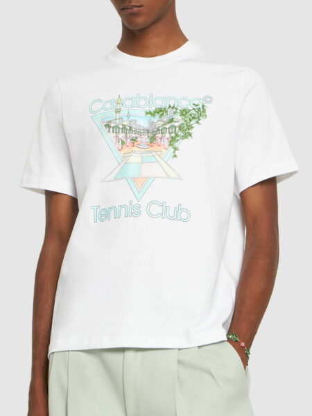 Футболка Casablanca Tennis Club Icon Белая M