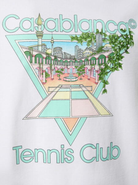 Футболка Casablanca Tennis Club Icon Белая M
