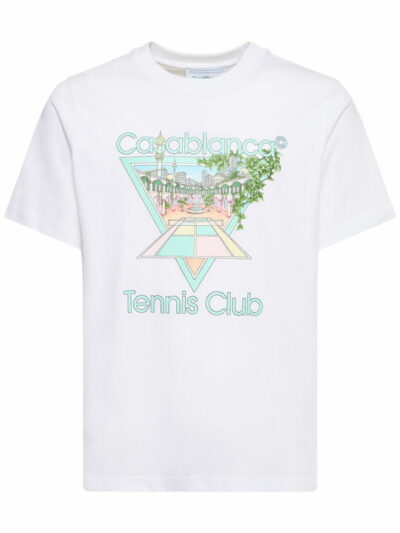 Футболка Casablanca Tennis Club Icon Белая F