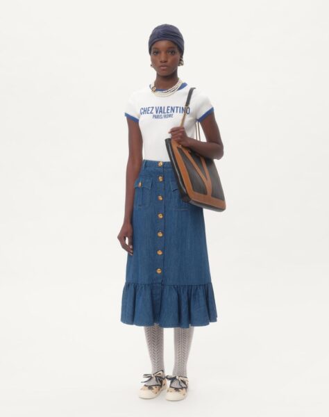 Футболка Valentino Chez Белая F