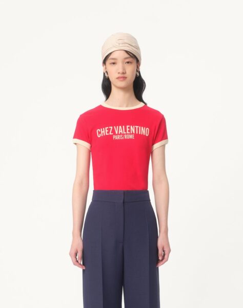 Футболка Valentino Chez Красная F