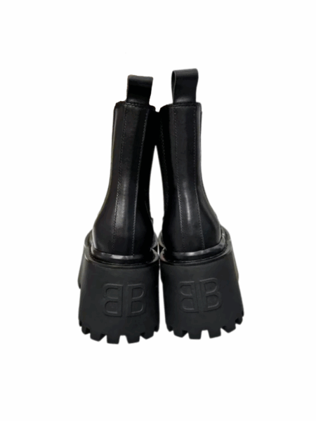 Ботинки Balenciaga Tractor Черные F