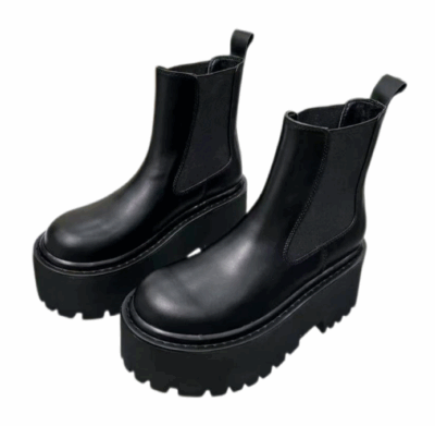 Ботинки Balenciaga Tractor Черные F