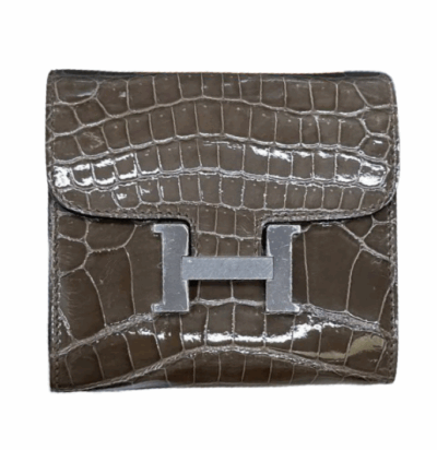 Кошелек Hermes Herm Серо бежевый N