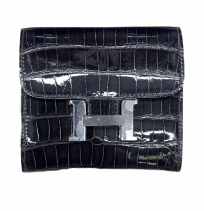 Кошелек Hermes Herm Темно фиолетовый N