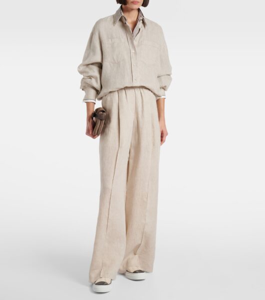 Кроссовки Brunello Cucinelli Ul Бежевые F
