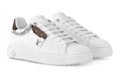 Кроссовки Louis Vuitton Time Out Белые F