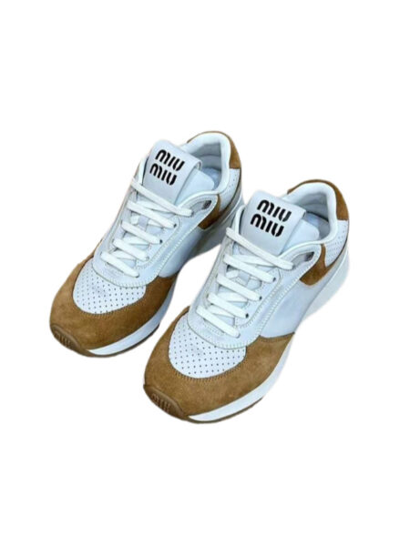 Кроссовки Miu Miu Коричневые F