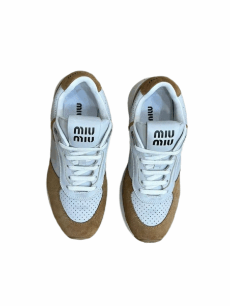 Кроссовки Miu Miu Коричневые F