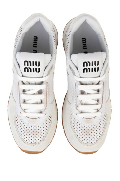 Кроссовки Miu Miu Светло серые F