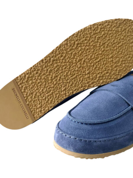 Лоферы Brunello Cucinelli Голубые M