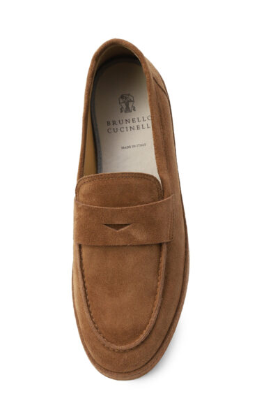 Лоферы Brunello Cucinelli Коричневые M