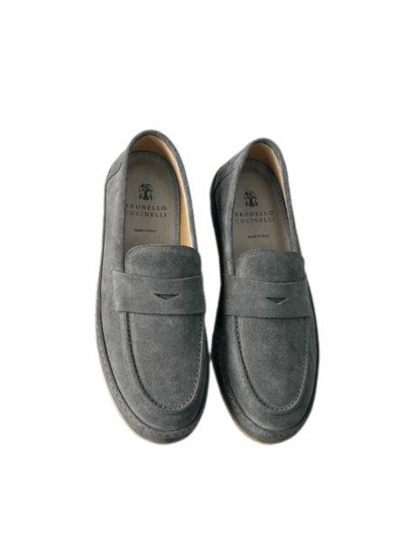 Лоферы Brunello Cucinelli Серые M