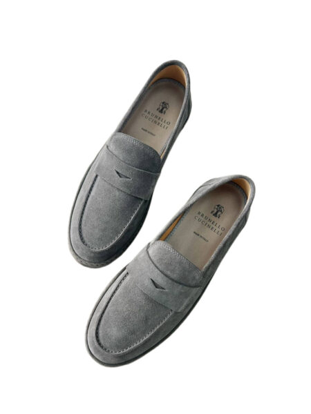 Лоферы Brunello Cucinelli Серые M