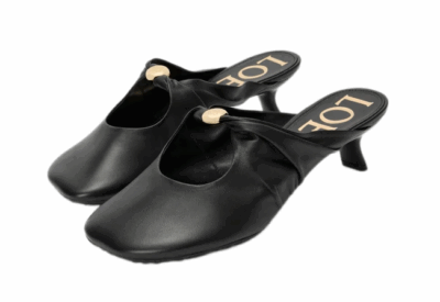 Мюли Loewe Pebble Soft Черные F