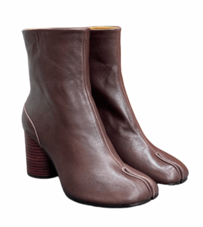 Сапоги Maison Margiela Tabi Бордовые F