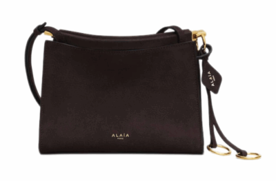 Сумка Alaia Le Click Темно коричневая N