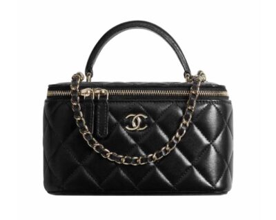 Сумка Chanel Long Vanity With Chain Черная N