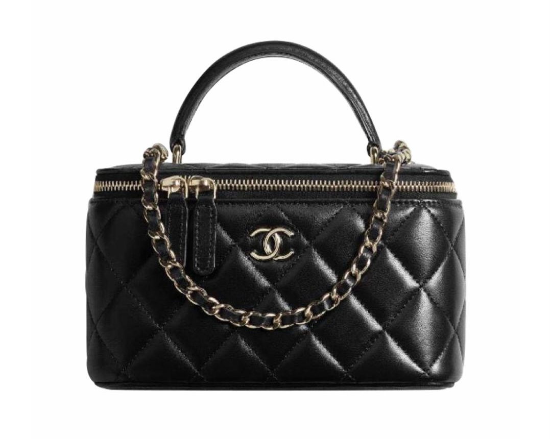 Сумка Chanel Long Vanity With Chain Черная N