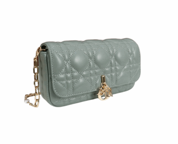 Сумка Dior Talk Phone Pouch Бирюзовая N