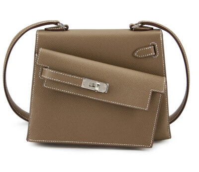 Сумка Hermes Etoupe Epsom Kelly En Desordre Коричнево бежевая N