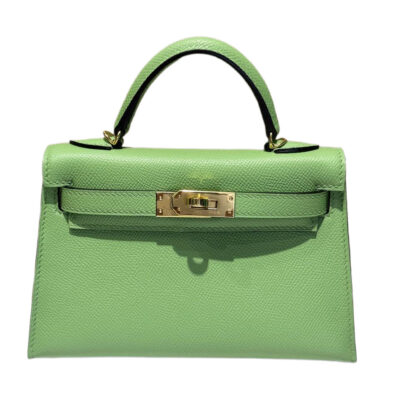 Сумка Hermes Kelly Mini Epsom Зеленая N