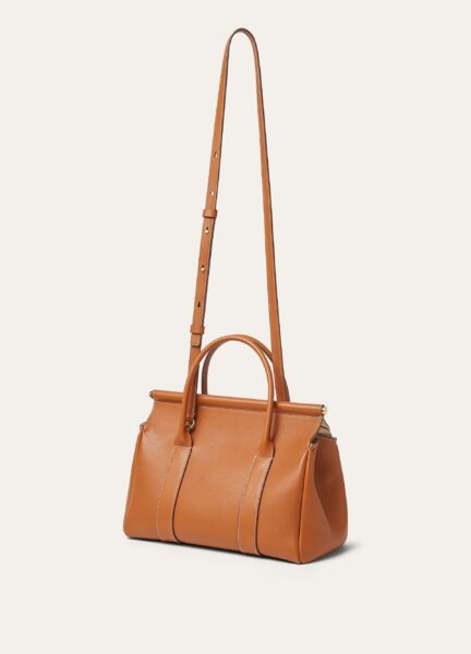Сумка Loro Piana Loom Bag L Коричневая N